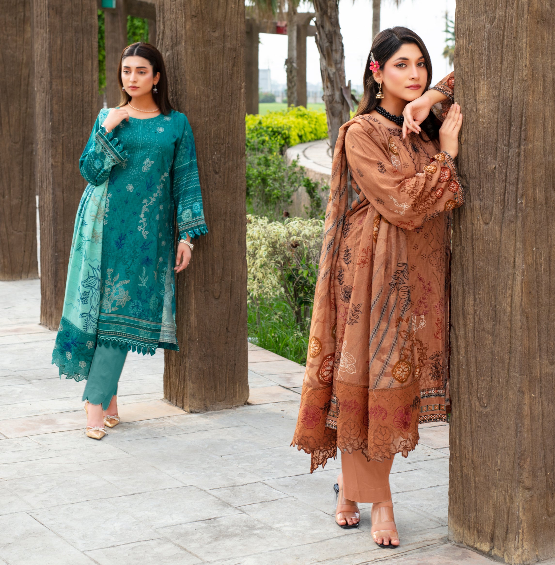 SASSI Viscose EMB Shirt & Dupatta Vol-2457