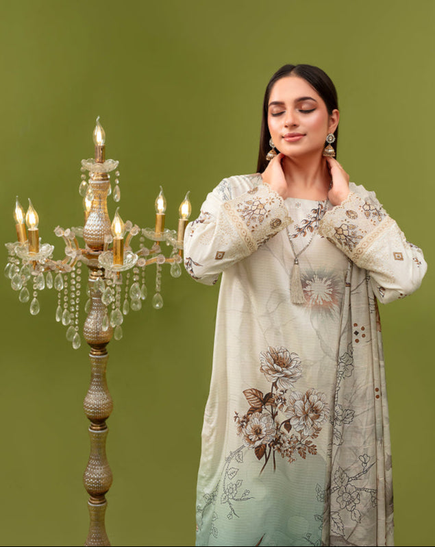 SASSI Viscose EMB Shirt & Dupatta Vol-2477