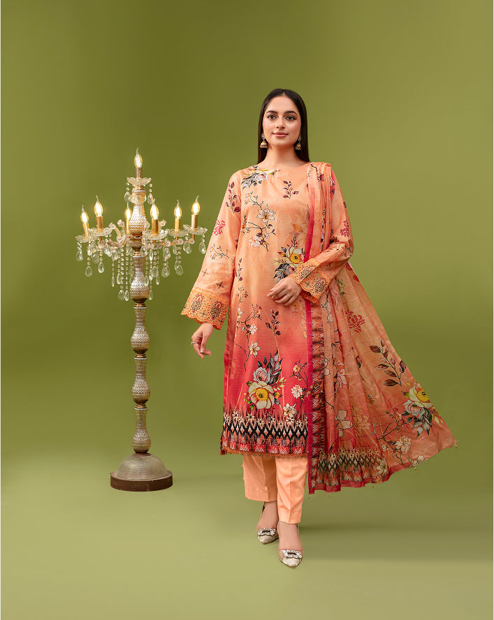 SASSI Viscose EMB Shirt & Dupatta Vol-2477