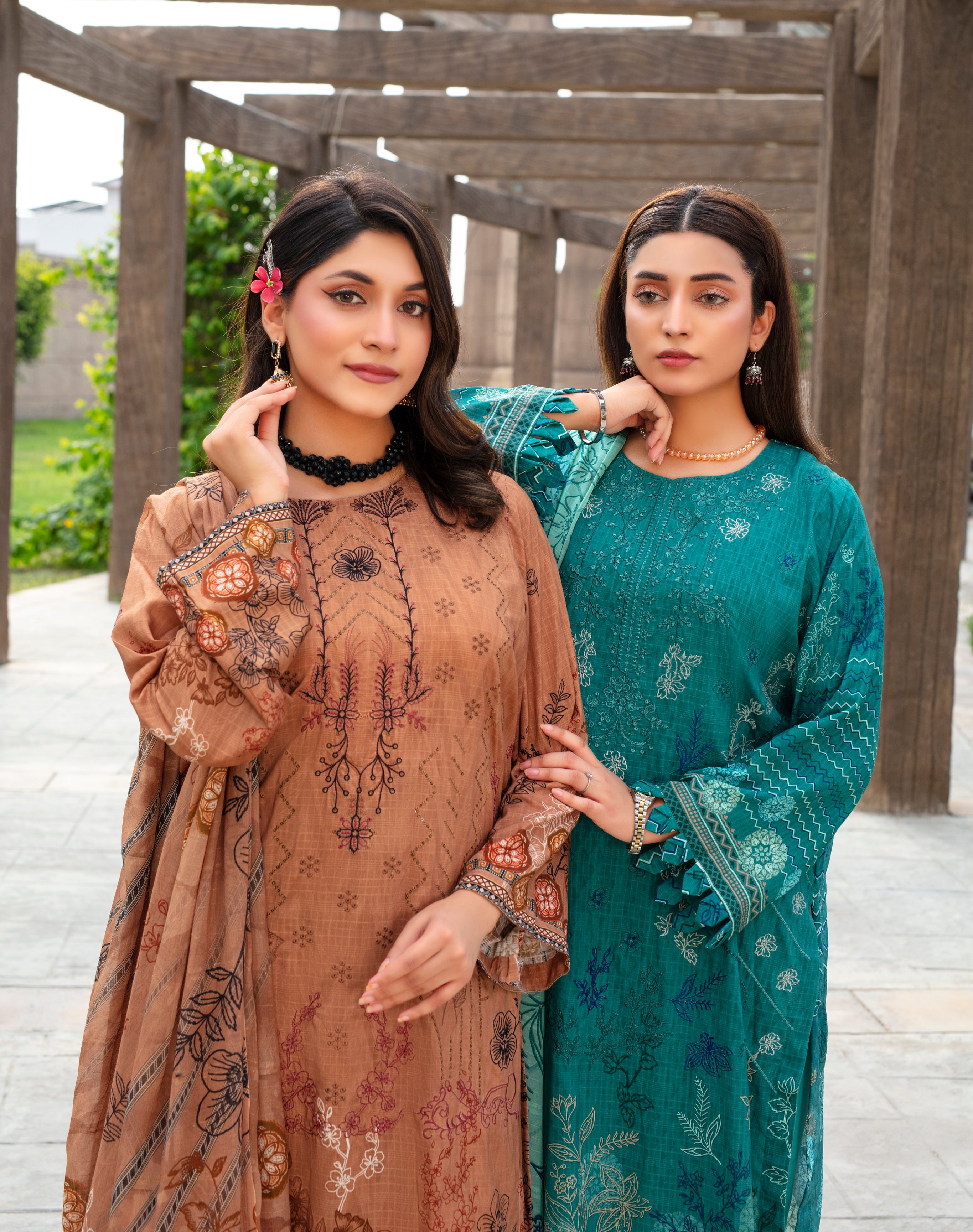 SASSI Viscose EMB Shirt & Dupatta Vol-2457