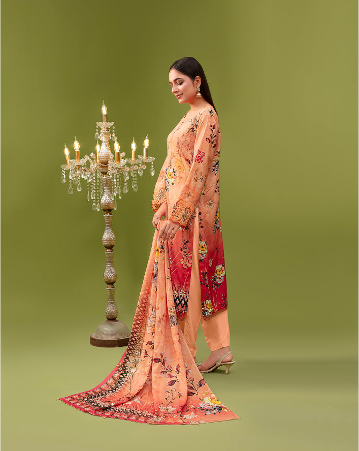 SASSI Viscose EMB Shirt & Dupatta Vol-2477