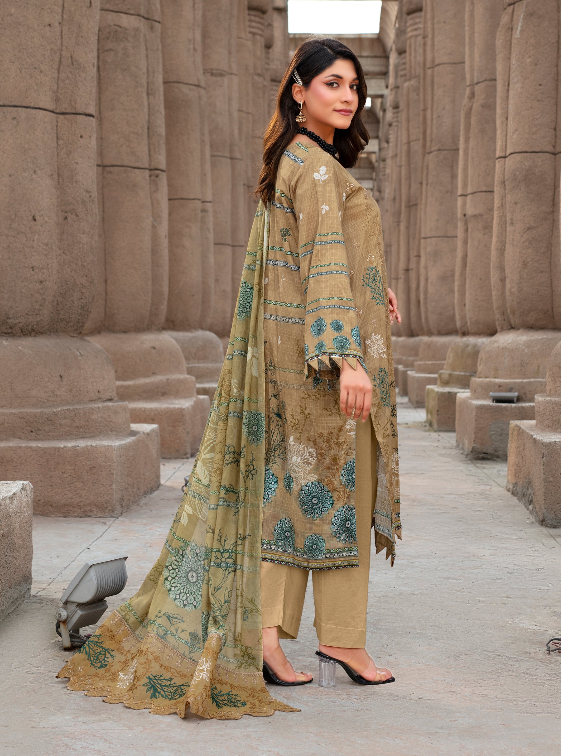 SASSI Viscose EMB Shirt & Dupatta Vol-2457