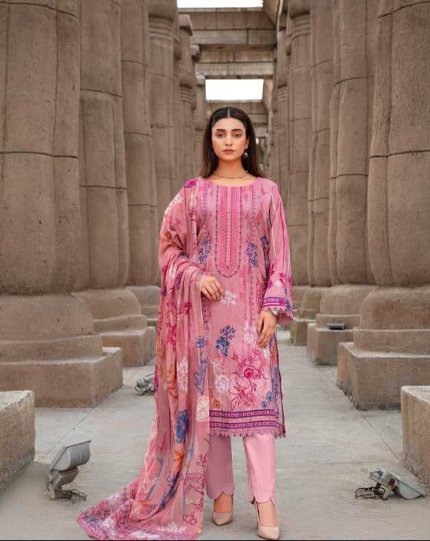 SASSI Viscose EMB Shirt & Dupatta Vol-2457