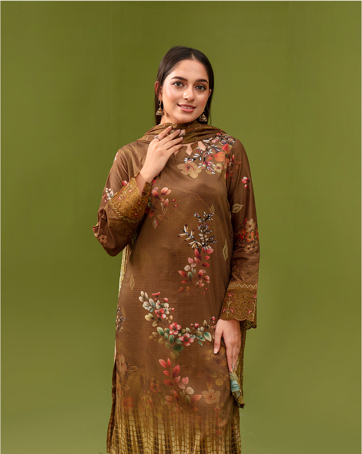 SASSI Viscose EMB Shirt & Dupatta Vol-2477