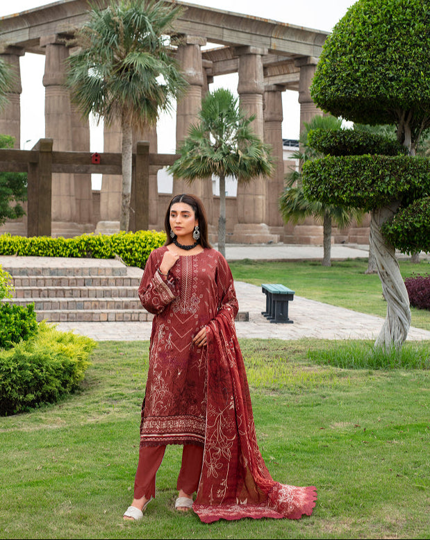 SASSI Viscose EMB Shirt & Dupatta Vol-2457