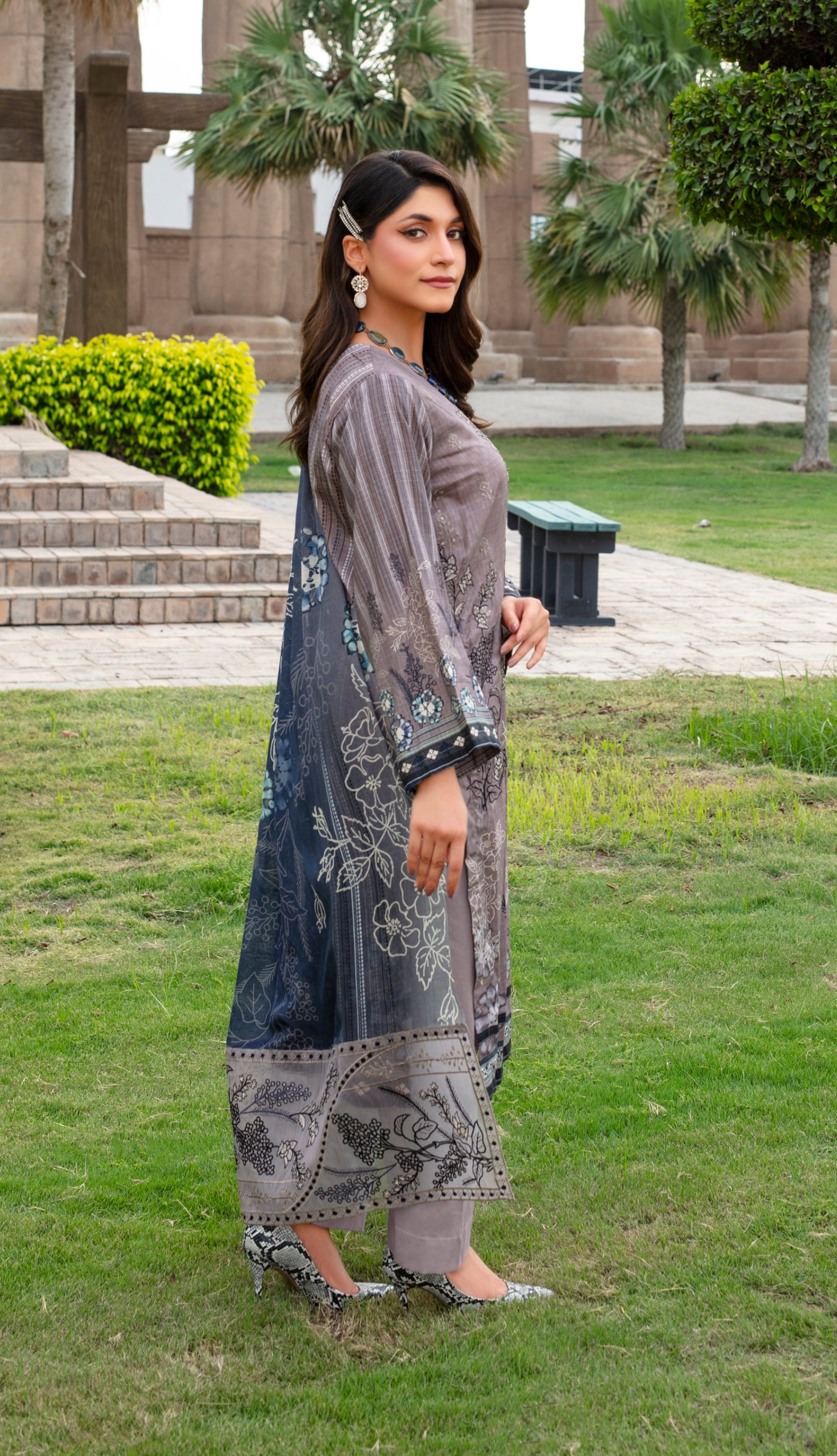 SASSI Viscose EMB Shirt & Dupatta Vol-2457