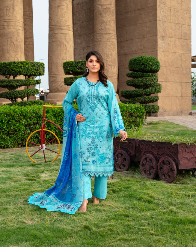 SASSI Viscose EMB Shirt & Dupatta Vol-2457