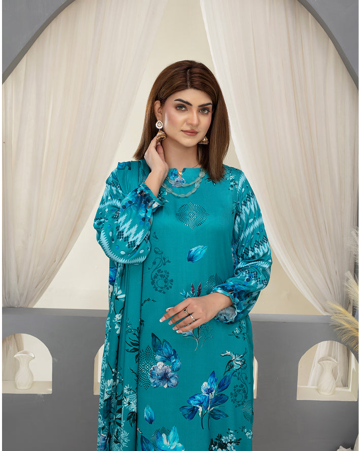 SASSI Viscose Print Shirt & Dupatta Vol-2484