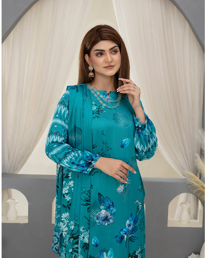 SASSI Viscose Print Shirt & Dupatta Vol-2484
