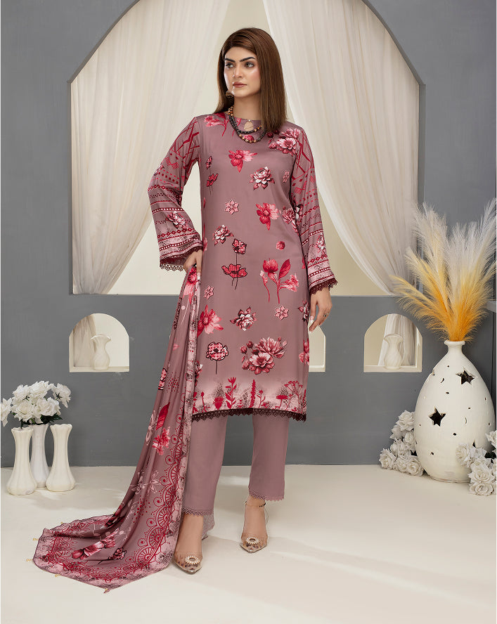 SASSI Viscose Print Shirt & Dupatta Vol-2484