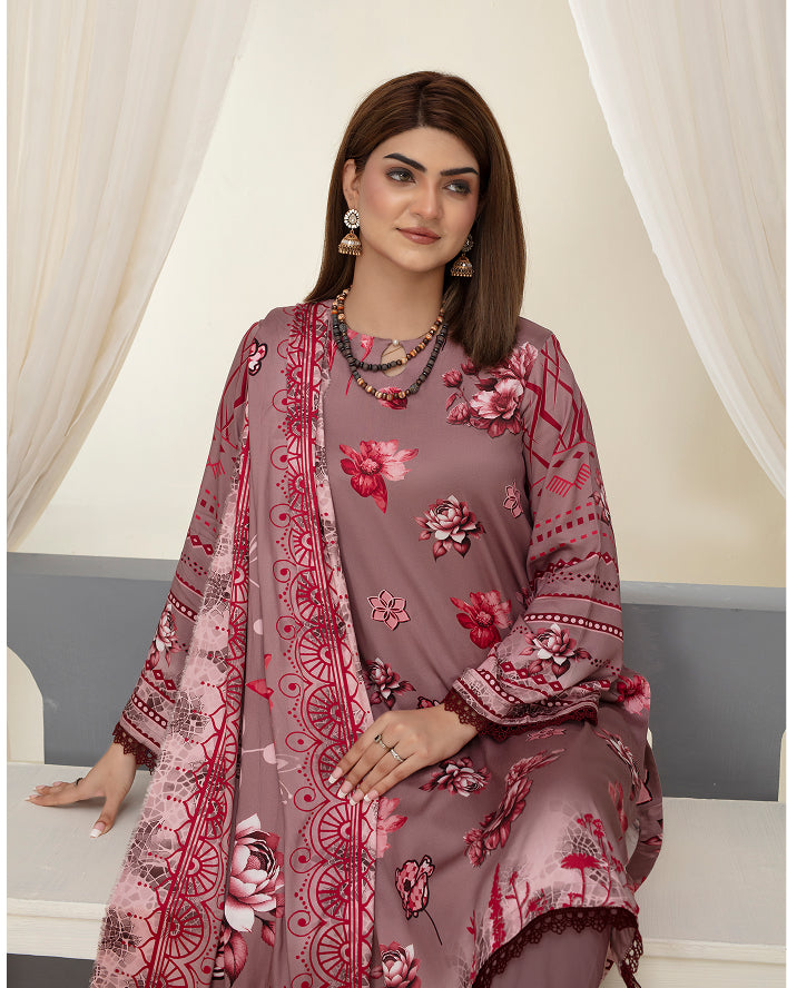 SASSI Viscose Print Shirt & Dupatta Vol-2484