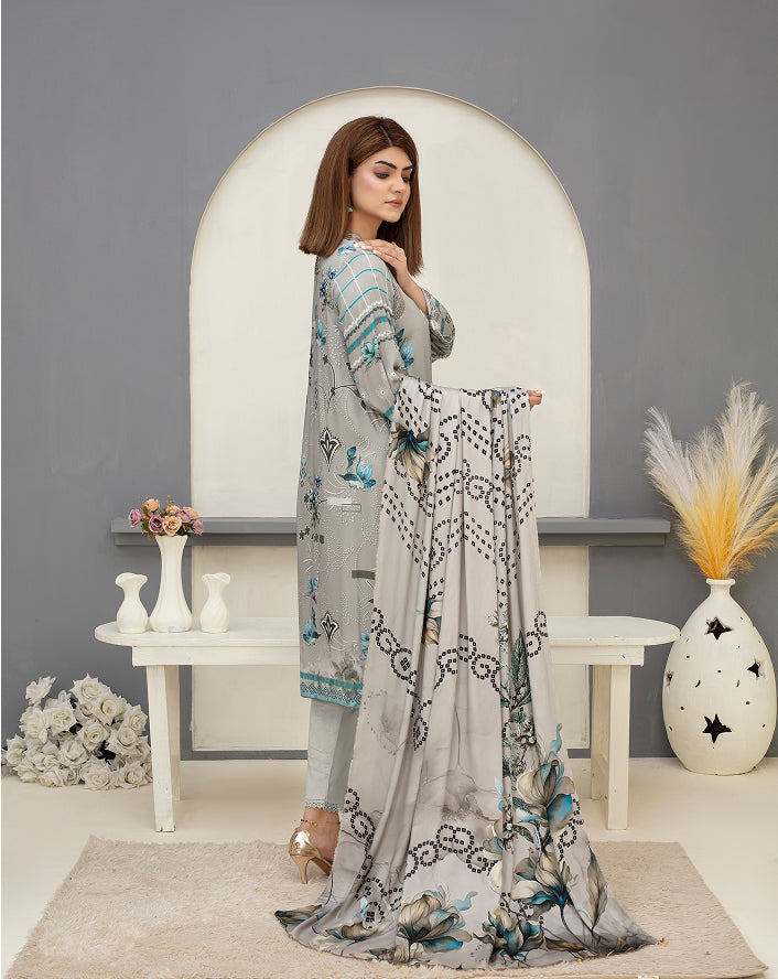 SASSI Viscose Print Shirt & Dupatta Vol-2484