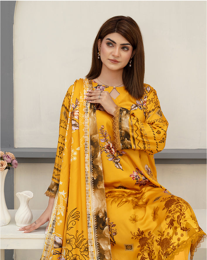 SASSI Viscose Print Shirt & Dupatta Vol-2484