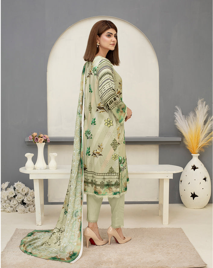 SASSI Viscose Print Shirt & Dupatta Vol-2484