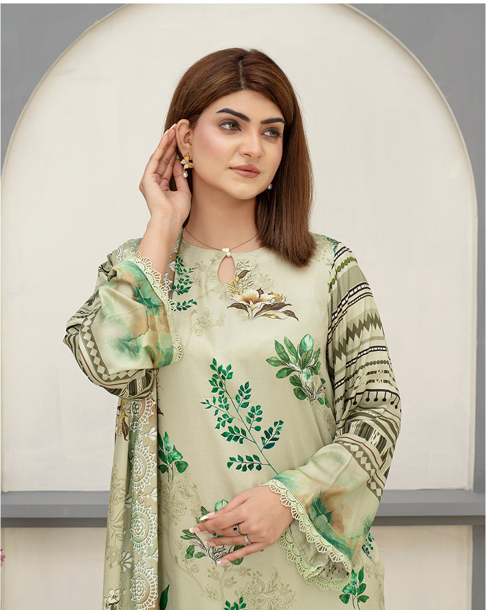 SASSI Viscose Print Shirt & Dupatta Vol-2484