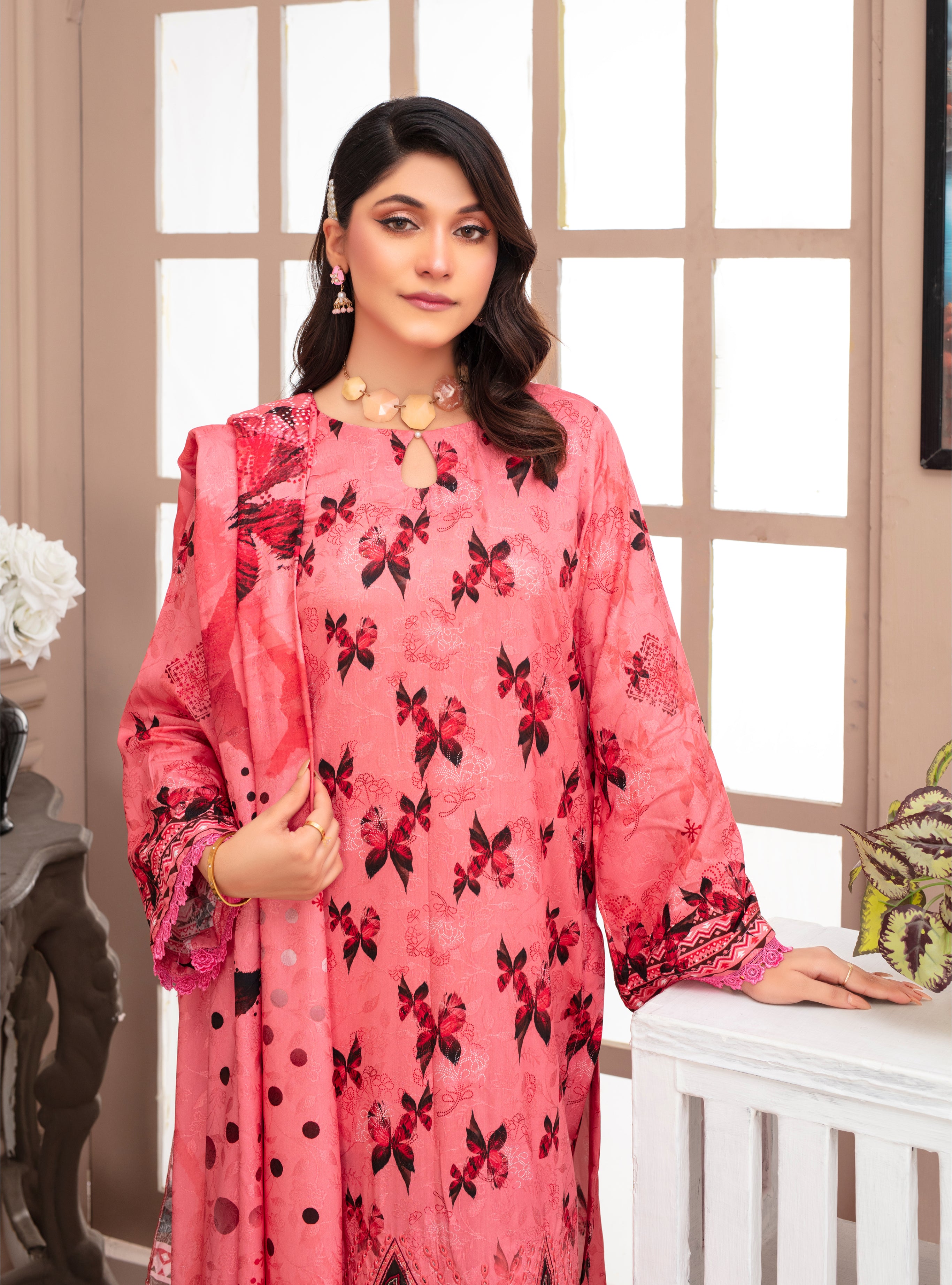 SASSI Viscose EMB Shirt & Dupatta Vol-2452
