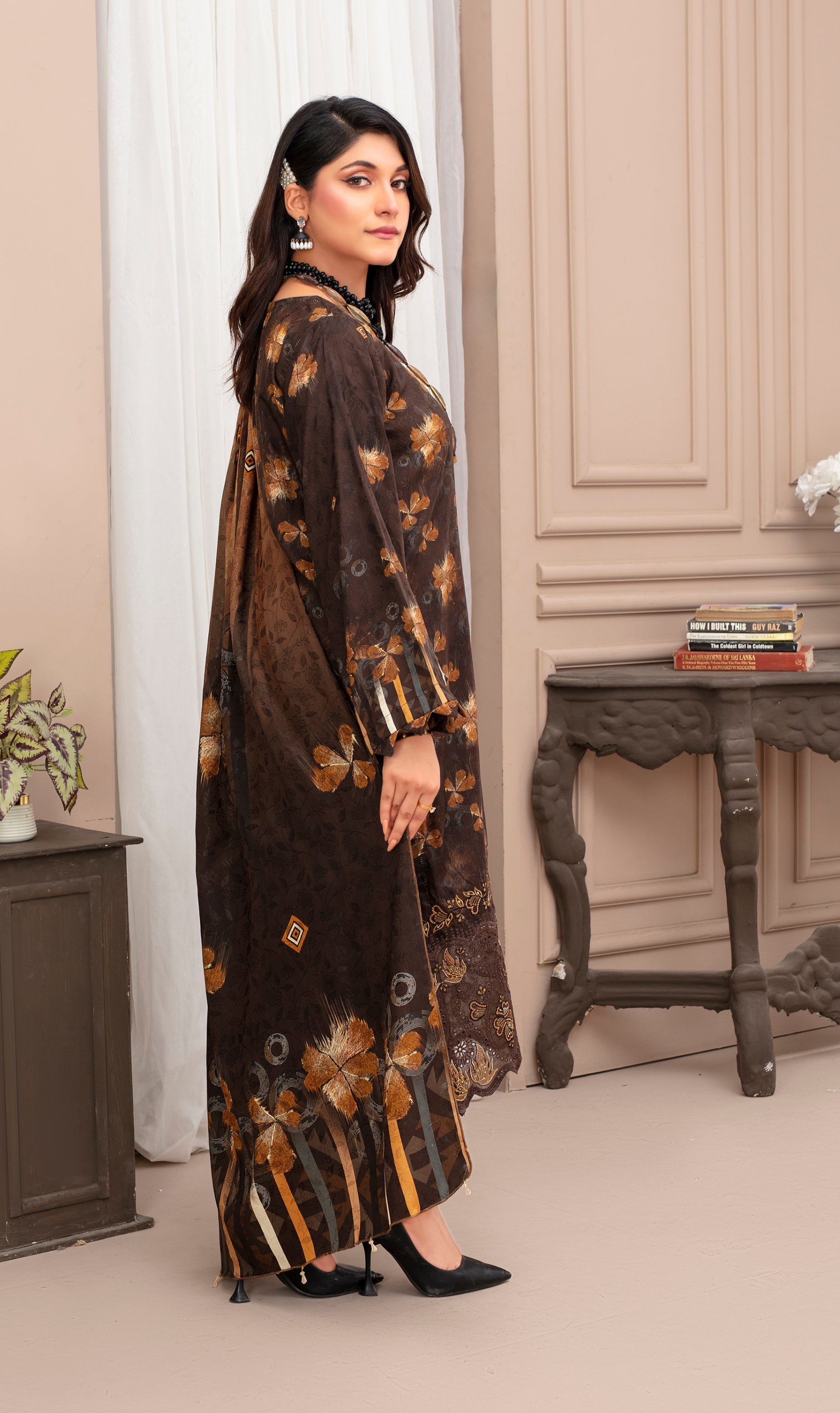 SASSI Viscose EMB Shirt & Dupatta Vol-2452