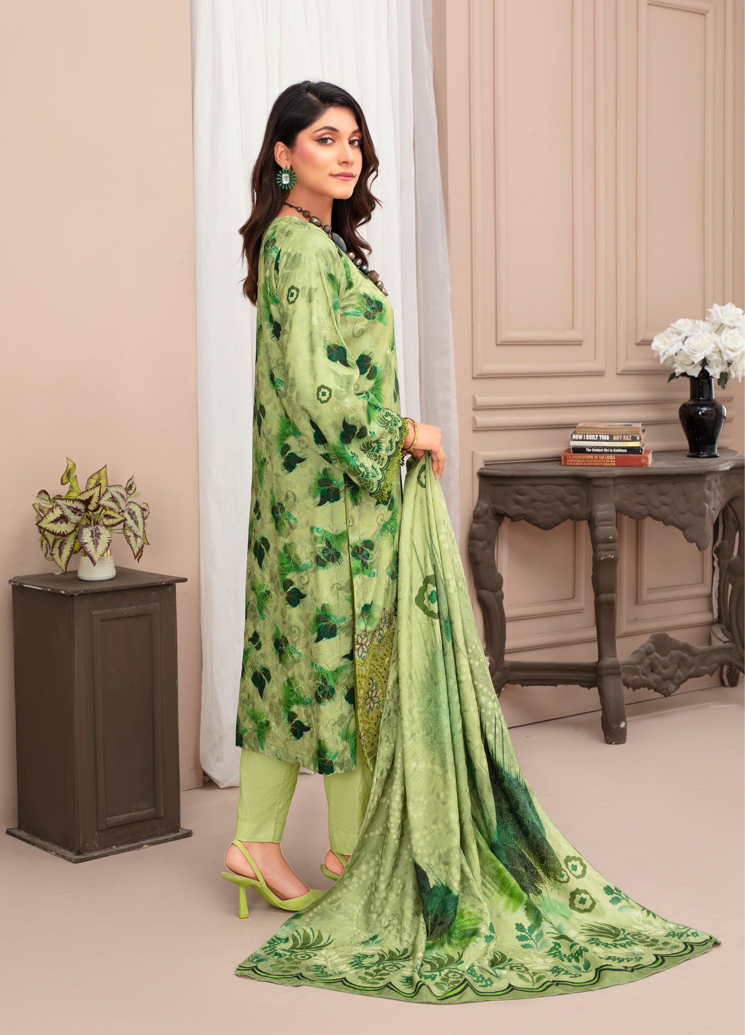 SASSI Viscose EMB Shirt & Dupatta Vol-2452