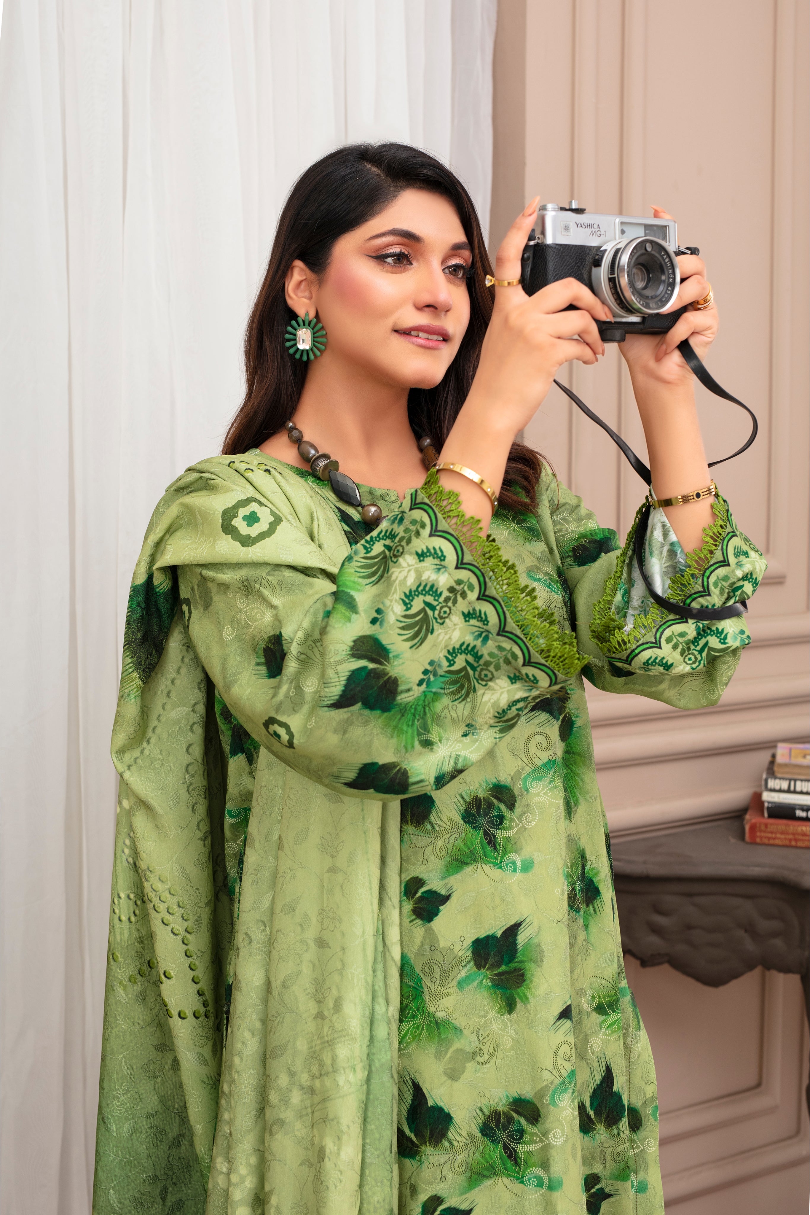 SASSI Viscose EMB Shirt & Dupatta Vol-2452