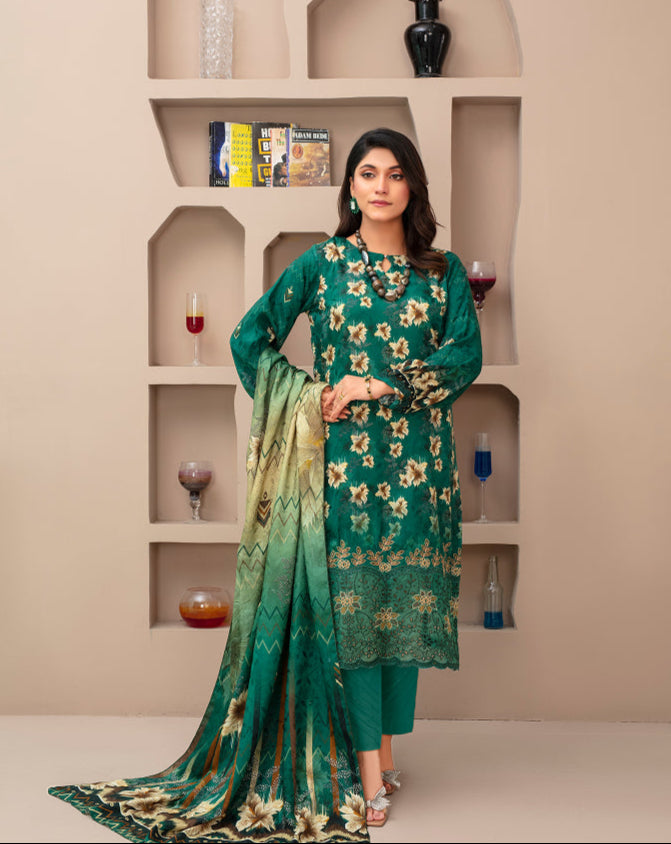 SASSI Viscose EMB Shirt & Dupatta Vol-2452