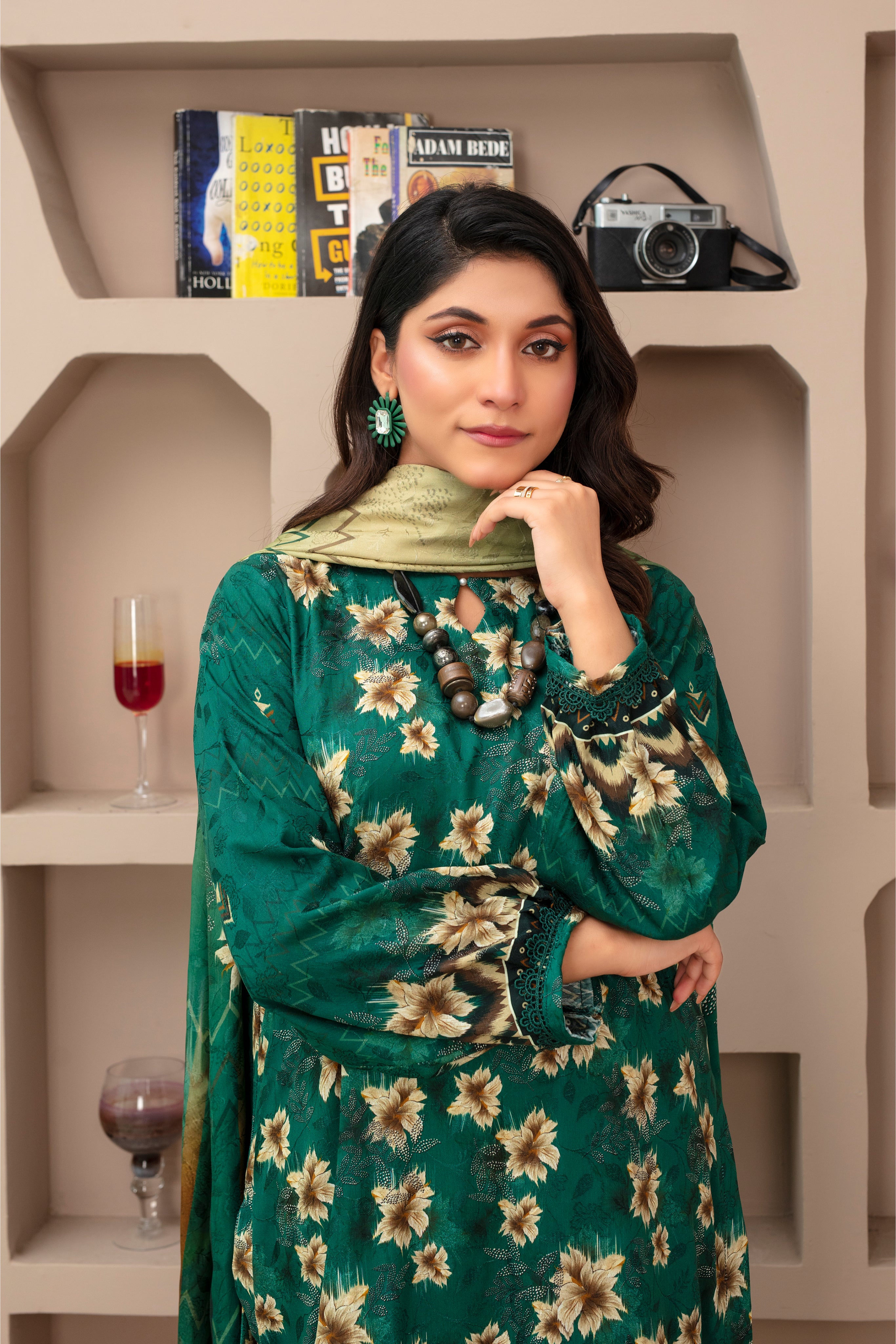 SASSI Viscose EMB Shirt & Dupatta Vol-2452