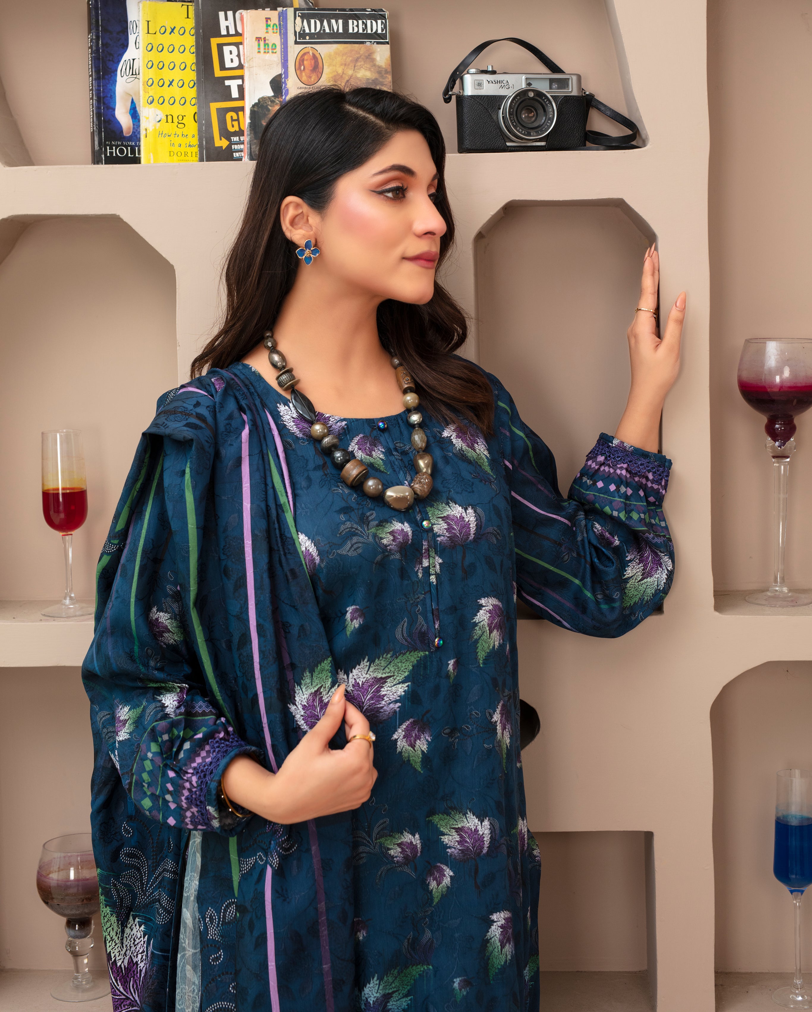 SASSI Viscose EMB Shirt & Dupatta Vol-2452