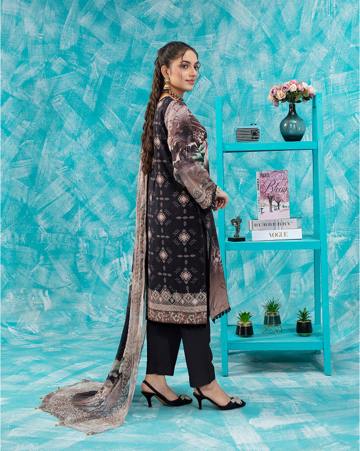 SASSI Viscose PRINT Shirt & Dupatta Vol-2475