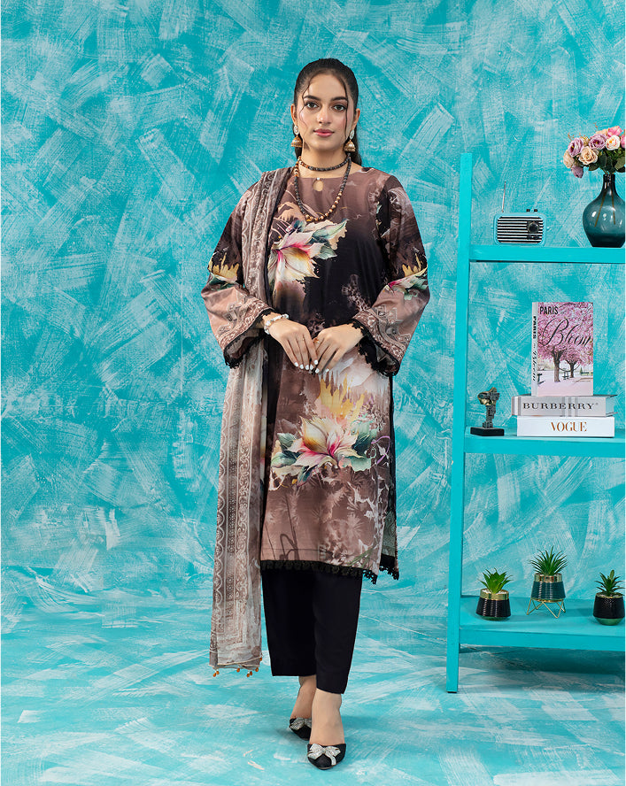 SASSI Viscose PRINT Shirt & Dupatta Vol-2475