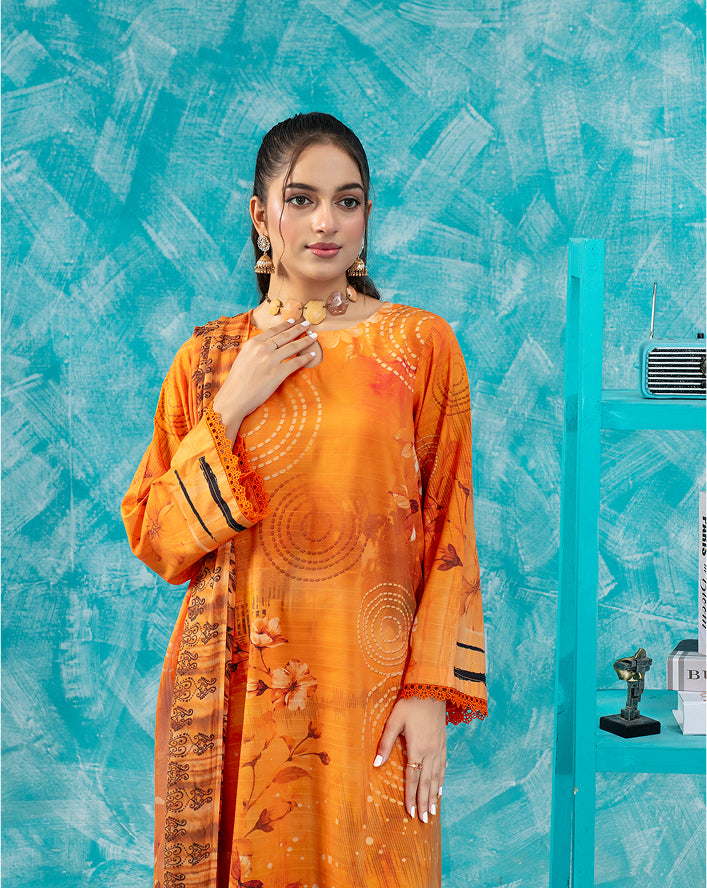 SASSI Viscose PRINT Shirt & Dupatta Vol-2475