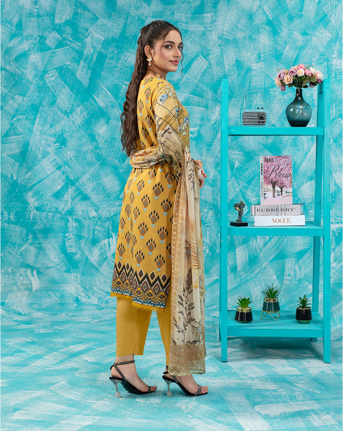 SASSI Viscose PRINT Shirt & Dupatta Vol-2475