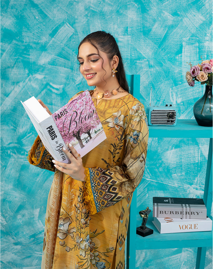 SASSI Viscose PRINT Shirt & Dupatta Vol-2475