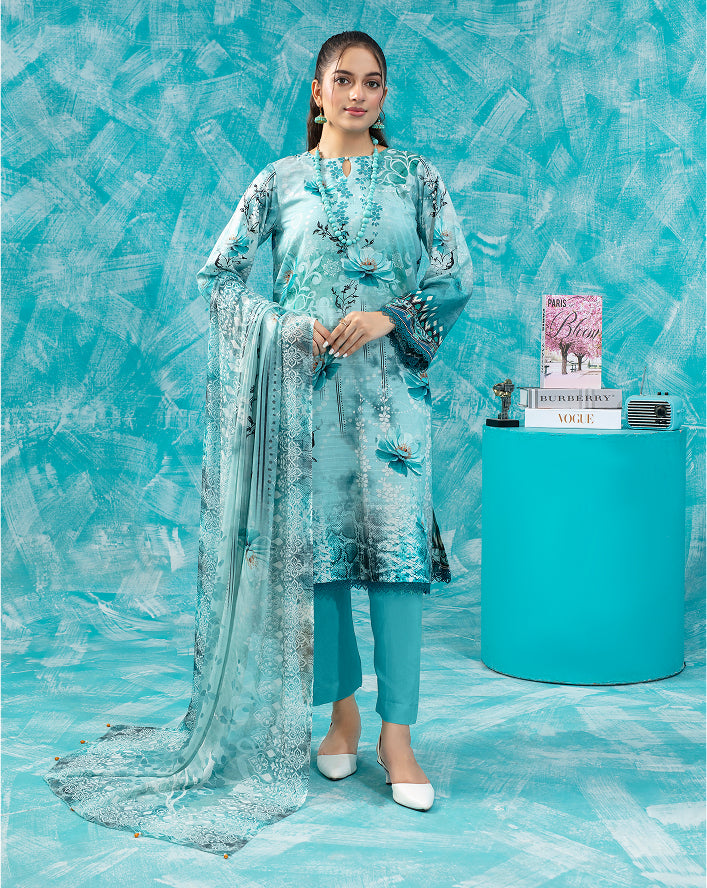 SASSI Viscose PRINT Shirt & Dupatta Vol-2475