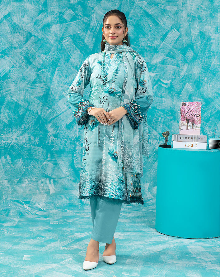 SASSI Viscose PRINT Shirt & Dupatta Vol-2475