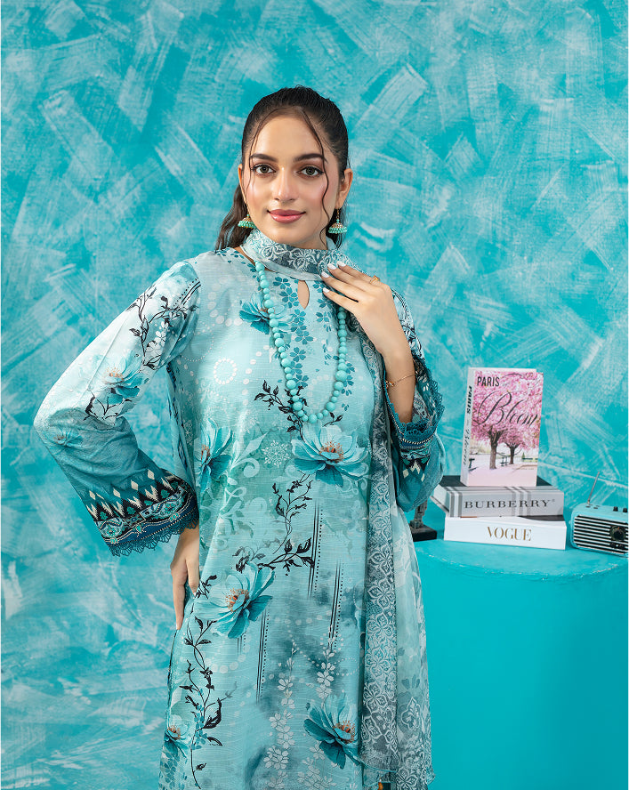 SASSI Viscose PRINT Shirt & Dupatta Vol-2475