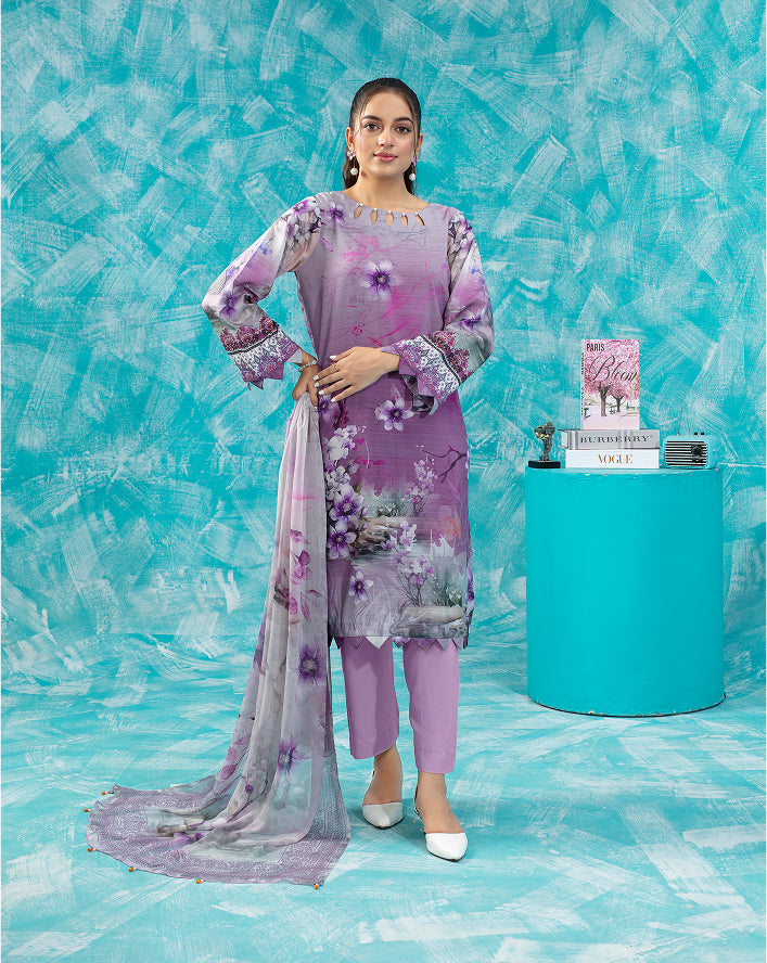 SASSI Viscose PRINT Shirt & Dupatta Vol-2475
