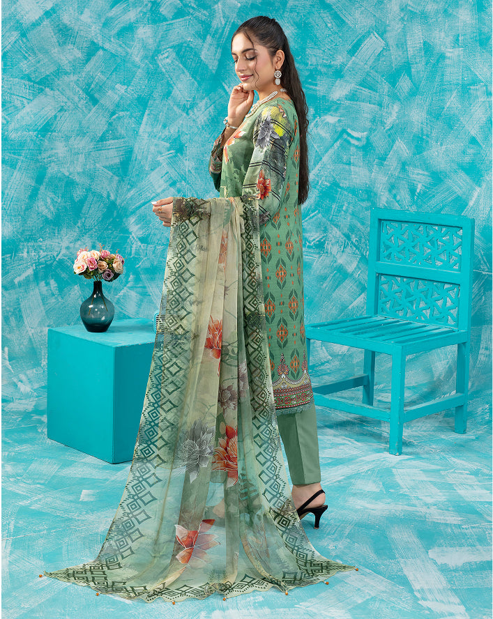 SASSI Viscose PRINT Shirt & Dupatta Vol-2475