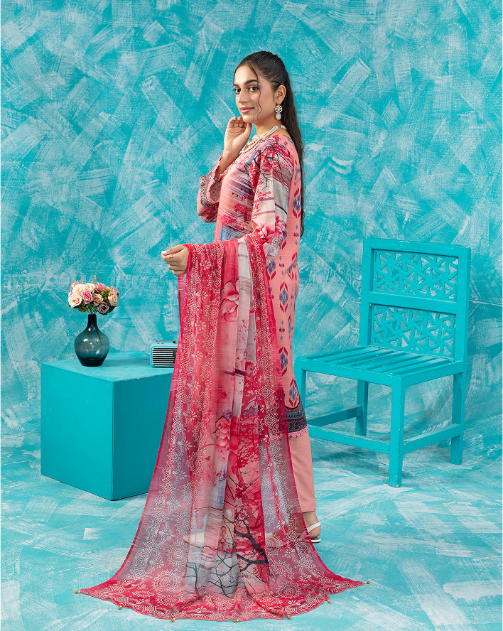 SASSI Viscose PRINT Shirt & Dupatta Vol-2475