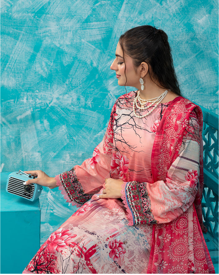SASSI Viscose PRINT Shirt & Dupatta Vol-2475