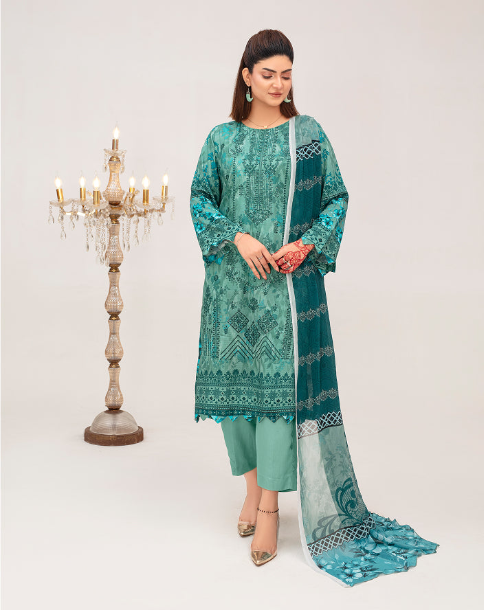 SASSI Viscose EMB Shirt & Dupatta Vol-2461