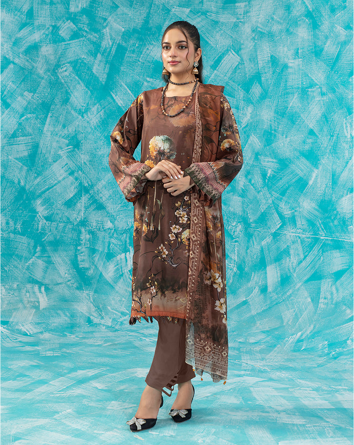 SASSI Viscose PRINT Shirt & Dupatta Vol-2475