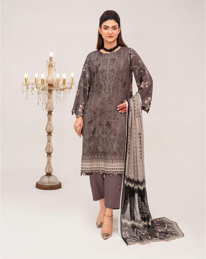 SASSI Viscose EMB Shirt & Dupatta Vol-2461
