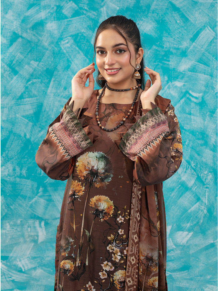 SASSI Viscose PRINT Shirt & Dupatta Vol-2475