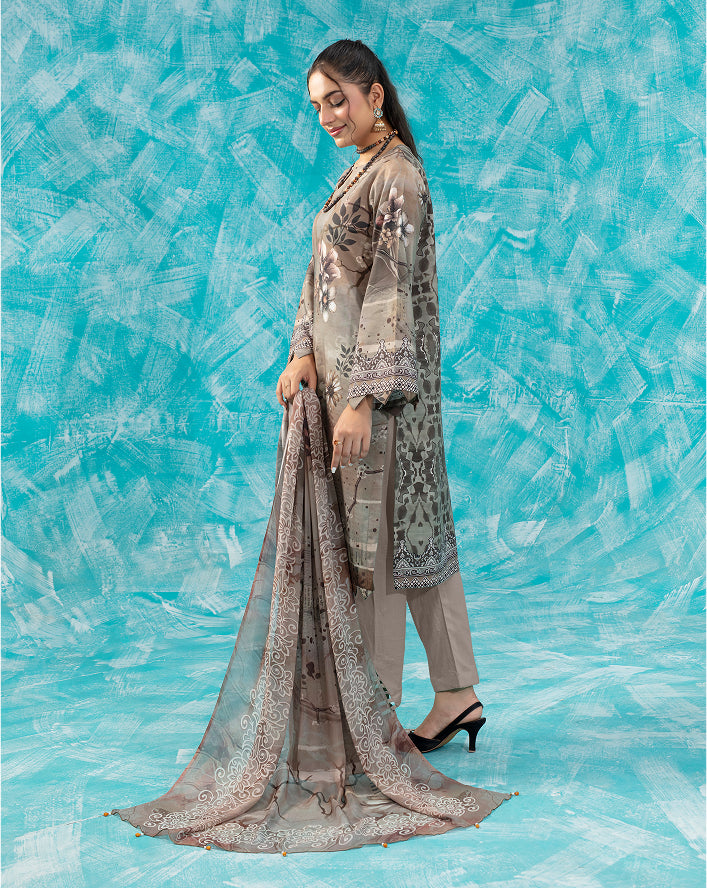 SASSI Viscose PRINT Shirt & Dupatta Vol-2475