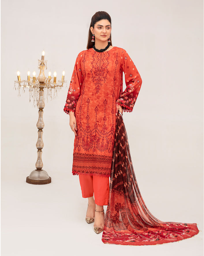 SASSI Viscose EMB Shirt & Dupatta Vol-2461