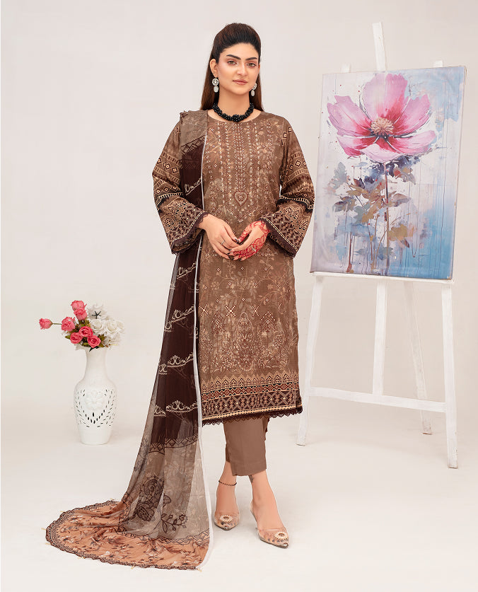 SASSI Viscose EMB Shirt & Dupatta Vol-2461