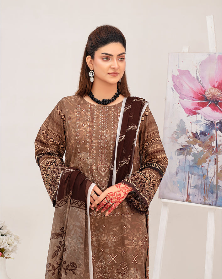 SASSI Viscose EMB Shirt & Dupatta Vol-2461