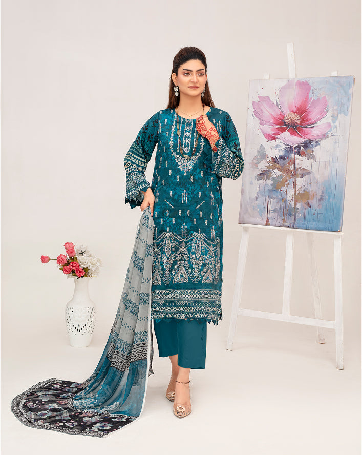 SASSI Viscose EMB Shirt & Dupatta Vol-2461