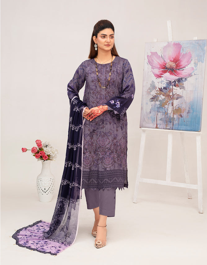 SASSI Viscose EMB Shirt & Dupatta Vol-2461
