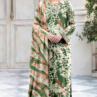 Sassi Volume 5000 Unstitched Lawn Suit – Printed Shirt, Lawn Dupatta & Dyed Trouser — 1