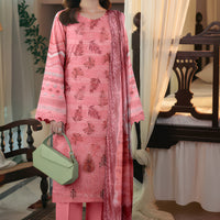 Sassi Volume 2028 – Stitched Lawn Suit with Embroidered Daman & Printed Dupatta — 1